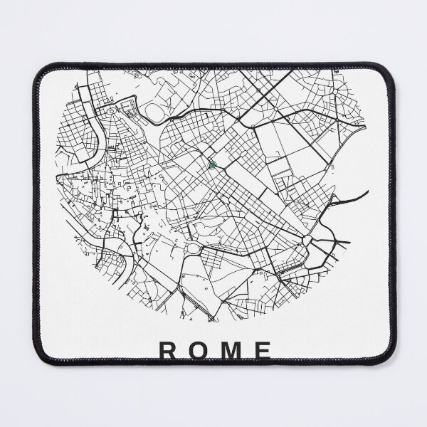 Item preview, Rome Map | Minimalist City Map of Real Streets designed and sold by VestraDesign.