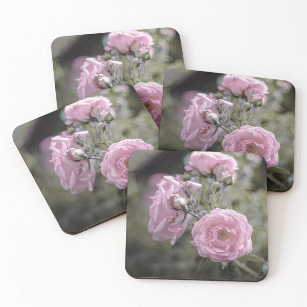 Item preview, Vintage Pink Roses Soft Romantic Cottagecore Floral Photo designed and sold by Dzulo.