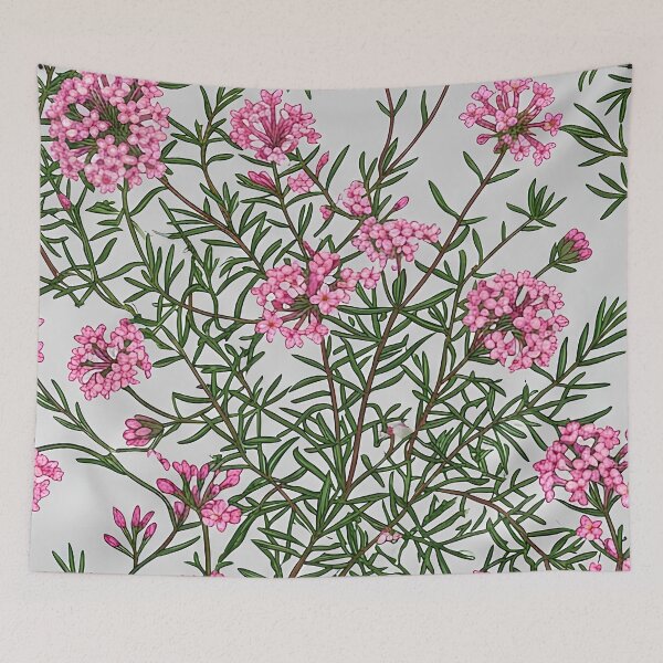 Item preview, Vibrant Magenta Azalea Blossom Repeat Pattern designed and sold by Studio BC.