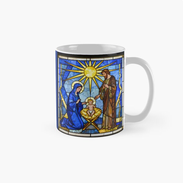 Item preview, Contemporary Nativity - Stained Glass Window designed and sold by Sybille-Yates.