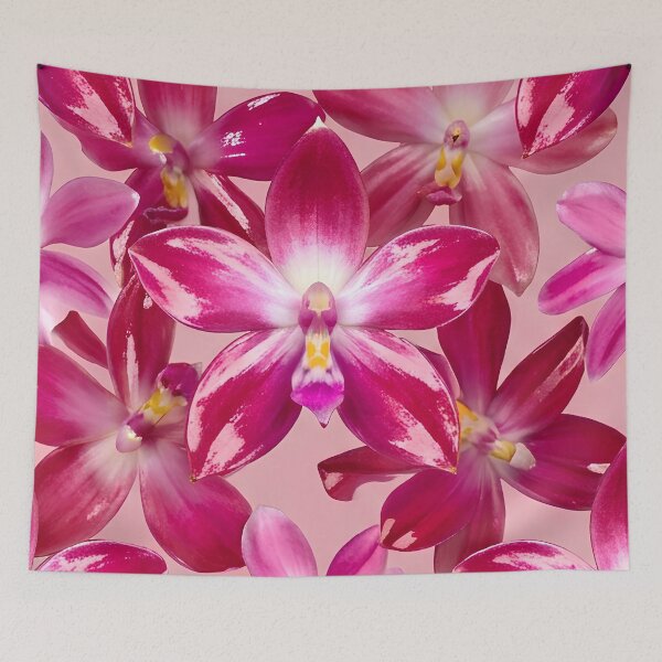 Item preview, Fuschia Cooktown Orchid Tropical Floral Pattern designed and sold by Studio BC.