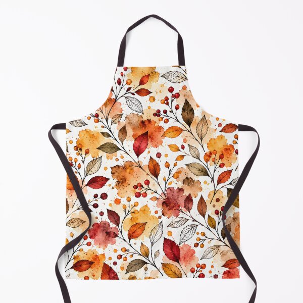 Item preview, Autumn Watercolor Leaves & Berries Pattern designed and sold by blankTeeShirt.