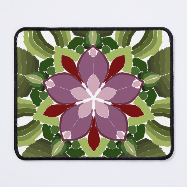Item preview, Tropical Jungle Foliage Lineless Geometric Mandala designed and sold by FioreDiCiliegio.