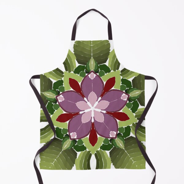 Item preview, Tropical Jungle Foliage Lineless Geometric Mandala designed and sold by FioreDiCiliegio.