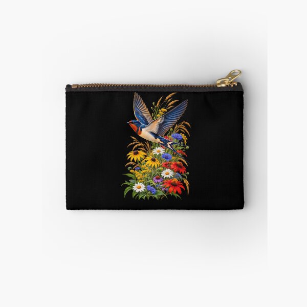Artikelvorschau, Schwalbe zwischen Wildblumen entworfen und verkauft von RockitBaby.