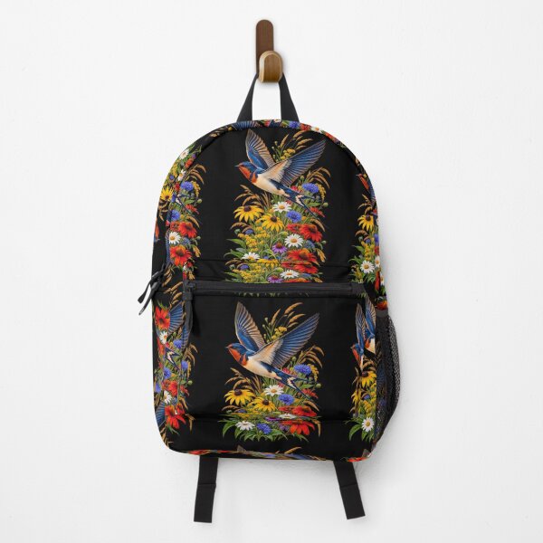 Item preview, Swallow Among Wildflowers designed and sold by RockitBaby.