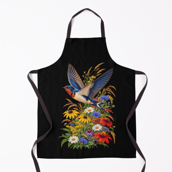 Item preview, Swallow Among Wildflowers designed and sold by RockitBaby.