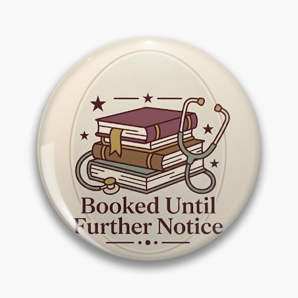 Item preview, Booked Until Further Notice Cozy Retro Nurse Book Shirt Gift Design designed and sold by Dantin.