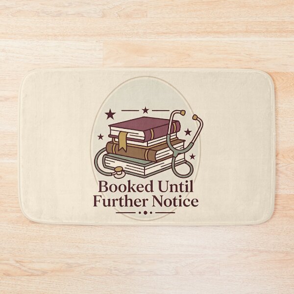 Item preview, Booked Until Further Notice Cozy Retro Nurse Book Shirt Gift Design designed and sold by Dantin.
