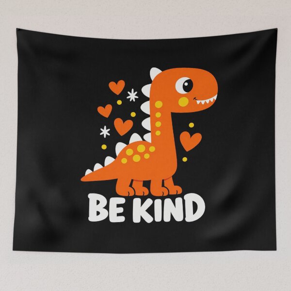 Item preview, Unity Day Orange Cute Dino Kids Boys Girls Be Kind Unity Day T-Shirt designed and sold by Trendably.