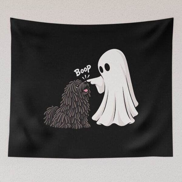Item preview, Funny Ghost Puli Dog Boop Halloween Design Mom Dad designed and sold by rafaeltto.