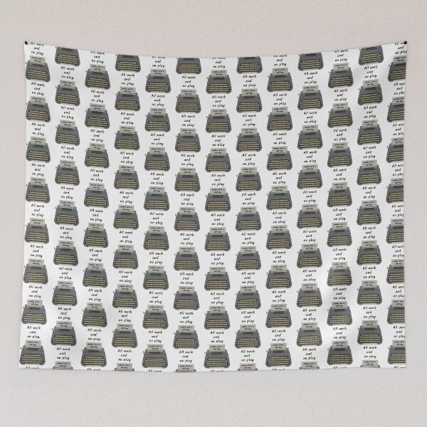 Item preview, The Shining Inspired Vintage Typewriter Illustration Design designed and sold by Xico-Shop.