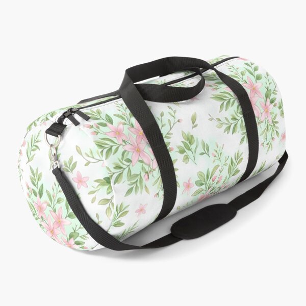 Item preview, Pastel Pink Blossom & Sage Leaf Bouquets Pattern designed and sold by Studio BC.