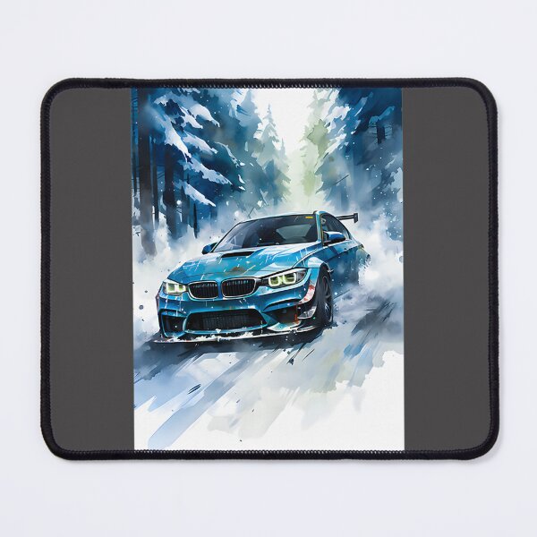 Item preview, High Performance Coupe Drifting Through Snowy Forest Scene designed and sold by Karnach.