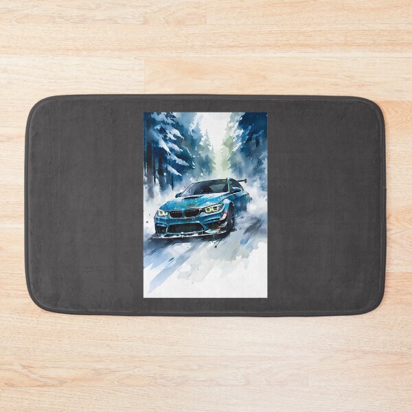 Item preview, High Performance Coupe Drifting Through Snowy Forest Scene designed and sold by Karnach.