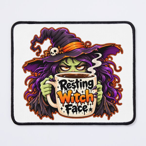 Item preview, Resting Witch Face Coffee designed and sold by aistrokeofart.