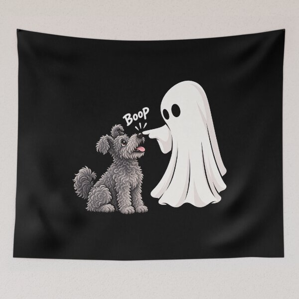 Item preview, Funny Ghost Pumi Dog Boop Halloween Design Mom Dad designed and sold by rafaeltto.