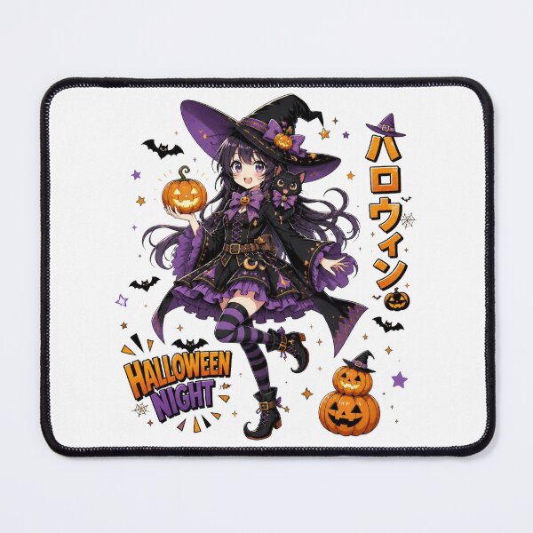 Item preview, Anime Witch Halloween - Halloween Night | Cute Manga Style Design designed and sold by Cavalier-org.