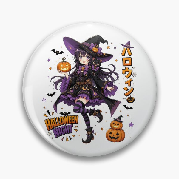 Item preview, Anime Witch Halloween - Halloween Night | Cute Manga Style Design designed and sold by Cavalier-org.