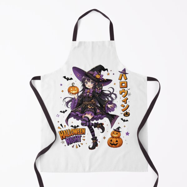 Item preview, Anime Witch Halloween - Halloween Night | Cute Manga Style Design designed and sold by Cavalier-org.