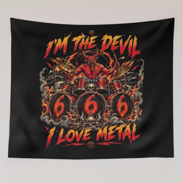 Item preview, Devil's Heavy Metal designed and sold by SztylishDesigns.