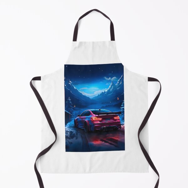Item preview, Night Racer Coupe Driving Through Snowy Mountain Landscape designed and sold by Karnach.