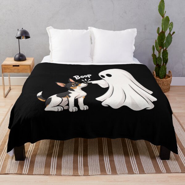 Item preview, Funny Ghost Rat Terrier Dog Boop Halloween Design Mom Dad designed and sold by rafaeltto.