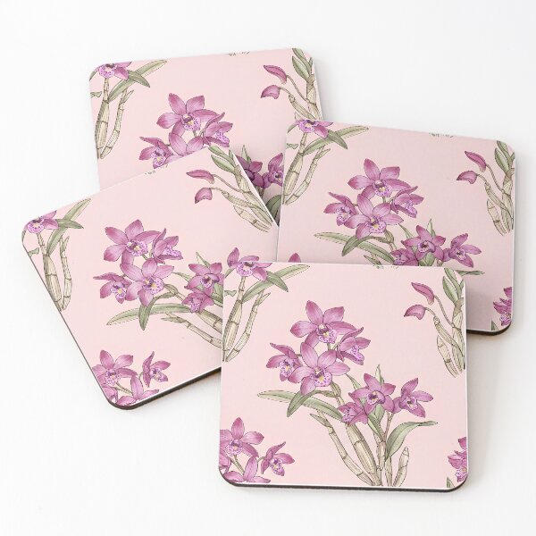 Item preview, Purple Hyacinth Orchid Vintage Botanical Pattern designed and sold by Studio BC.