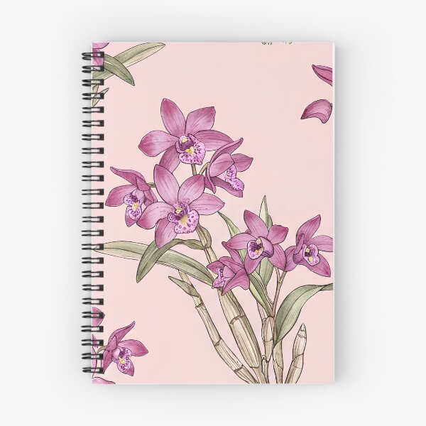 Item preview, Purple Hyacinth Orchid Vintage Botanical Pattern designed and sold by Studio BC.