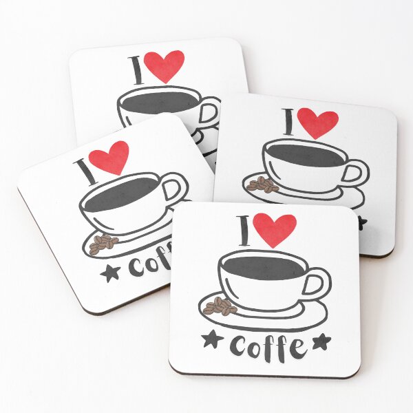 Item preview, I Love Coffee Retro Coffee Cup  designed and sold by Zen41.