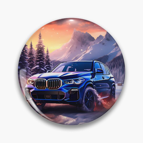 Item preview, Elegant SUV in a Majestic Winter Twilight Landscape designed and sold by Karnach.