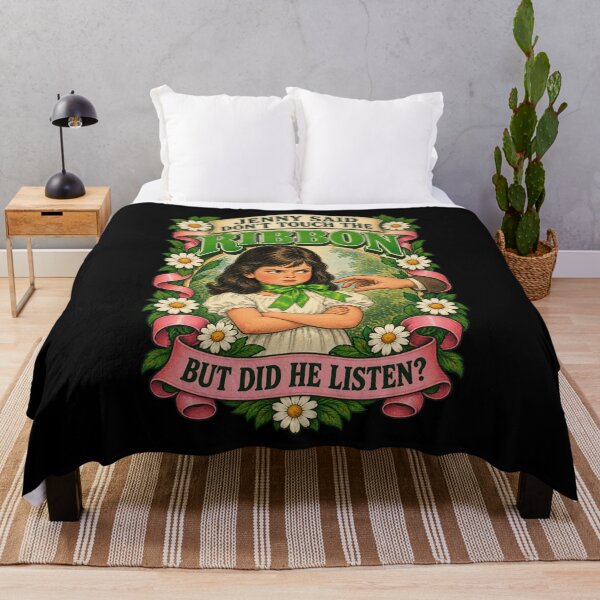 Item preview, Jenny Said Dont Touch The Ribbon Green Ribbon Horror Story Graphic designed and sold by Whirx.