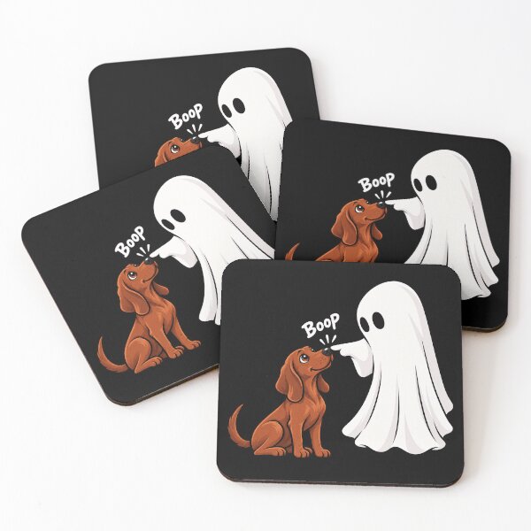 Item preview, Funny Ghost Redbone Coonhound Dog Boop Halloween Design Mom Dad designed and sold by rafaeltto.