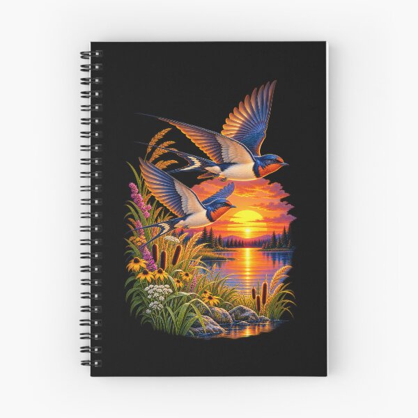 Item preview, Swallows at Sunset designed and sold by RockitBaby.