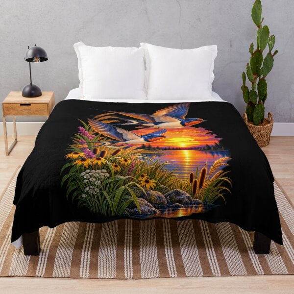 Item preview, Swallows at Sunset designed and sold by RockitBaby.