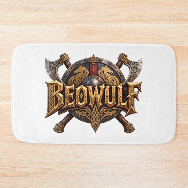 Item preview, Beowulf Axe and Shield Emblem designed and sold by Moviebuff91.