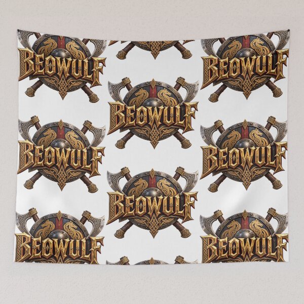 Item preview, Beowulf Axe and Shield Emblem designed and sold by Moviebuff91.