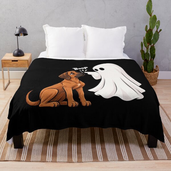 Item preview, Funny Ghost Rhodesian Ridgeback Dog Boop Halloween Design Mom Dad designed and sold by rafaeltto.