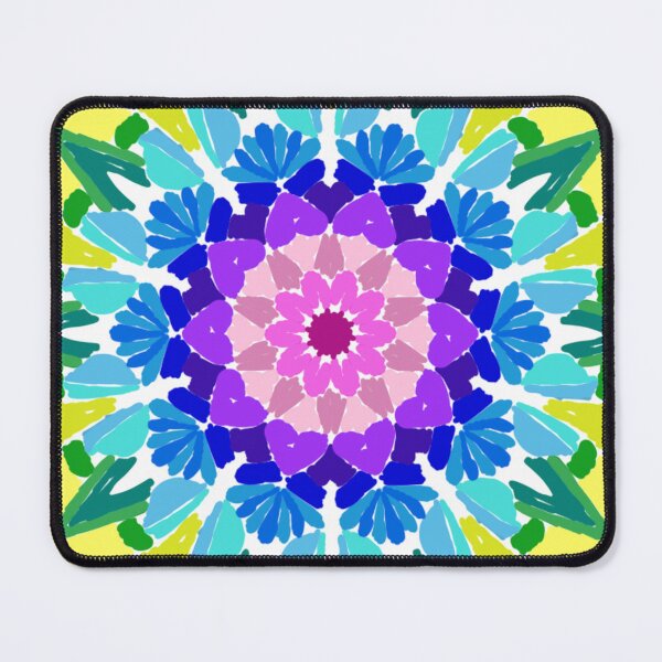 Item preview, Kaleidoscope Rainbow Lineless Geometric Mandala designed and sold by FioreDiCiliegio.