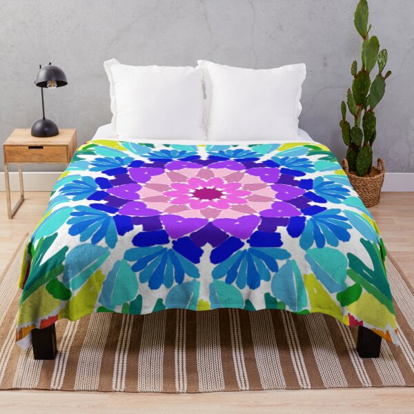 Item preview, Kaleidoscope Rainbow Lineless Geometric Mandala designed and sold by FioreDiCiliegio.