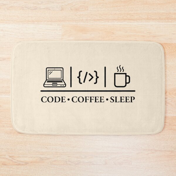 Item preview, Funny Programmer Code Coffee Sleep Retro Tech Shirt Gift Design designed and sold by Dantin.