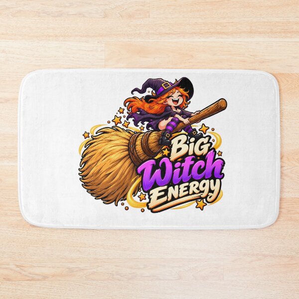 Item preview, Big Witch Energy Broom Ride designed and sold by aistrokeofart.