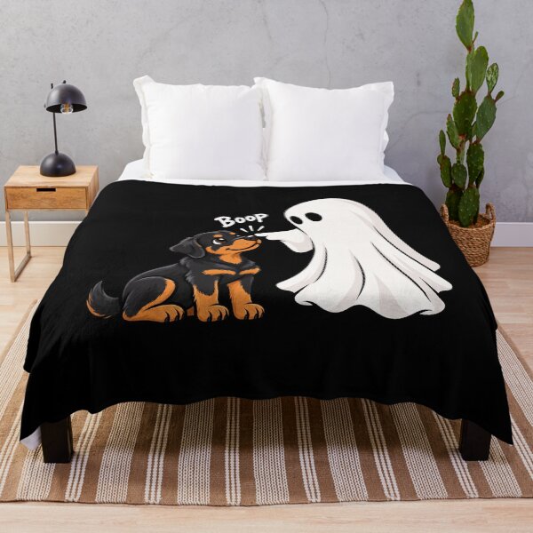 Item preview, Funny Ghost Rottweiler Dog Boop Halloween Design Mom Dad designed and sold by rafaeltto.