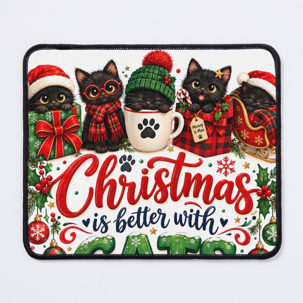 Item preview, Cozy Black Kitten Christmas Gift Boxes designed and sold by Pure Craft.