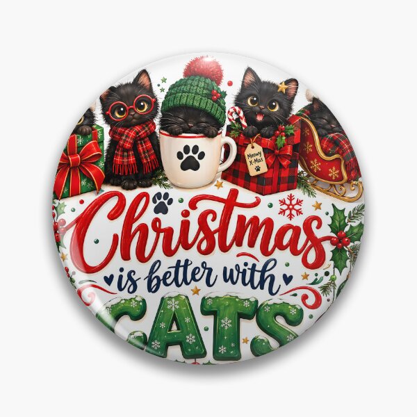 Item preview, Cozy Black Kitten Christmas Gift Boxes designed and sold by Pure Craft.