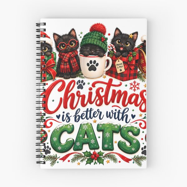 Item preview, Cozy Black Kitten Christmas Gift Boxes designed and sold by Pure Craft.