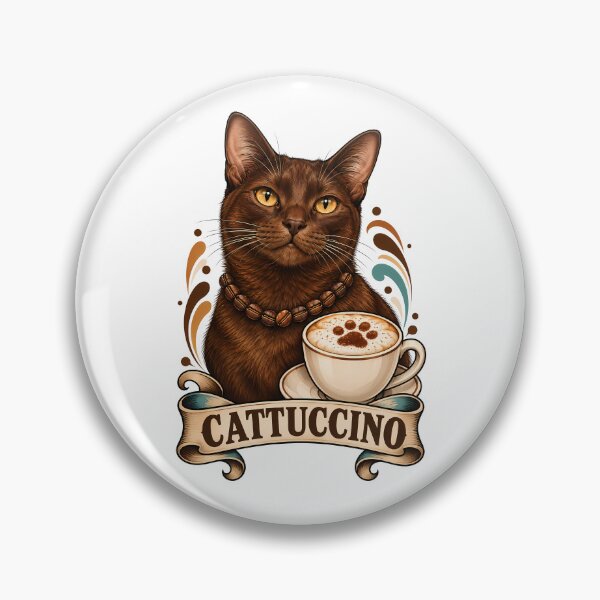 Item preview, Cattuccino Brown Cat Coffee Beans designed and sold by Old's Cool Cat Studio.