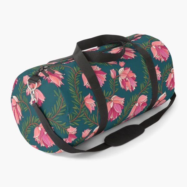 Item preview, Stylized Coral Bush Blossom Deep Forest Green Pattern designed and sold by Studio BC.