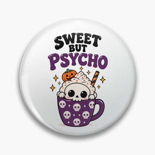 Item preview, Sweet But Psycho – Halloween Skull Coffee Mug designed and sold by kstheladesigns.