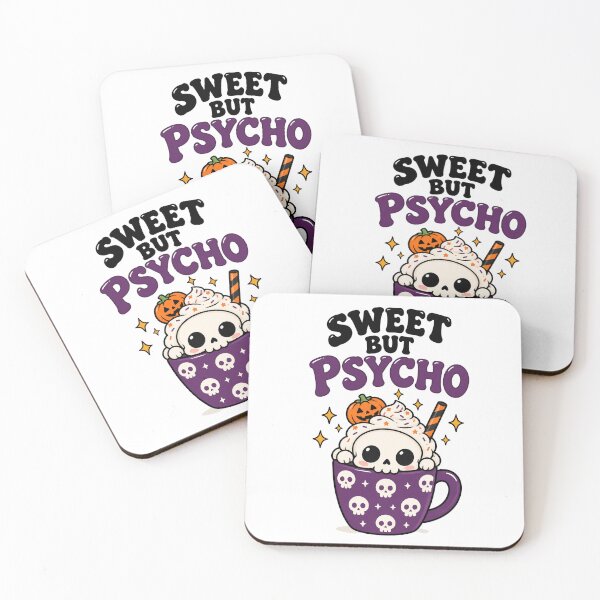 Item preview, Sweet But Psycho – Halloween Skull Coffee Mug designed and sold by kstheladesigns.